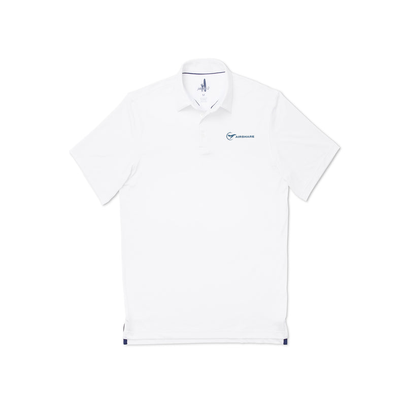 Airshare-Women's Birdie PREP-FORMANCE Jersey Polo - White