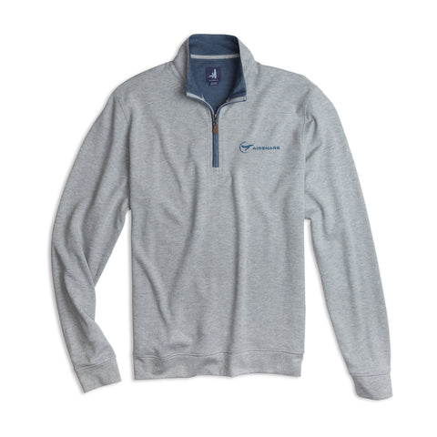 Airshare-Sully 1/4 Zip Pullover - Light Gray