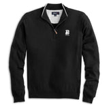 Brunswick Lacrosse Bailey 1/4 Zip Sweater-Black/Light Gray