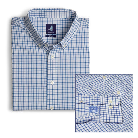 Brunswick Lacrosse Alumni Button Down Shirt - Pacific