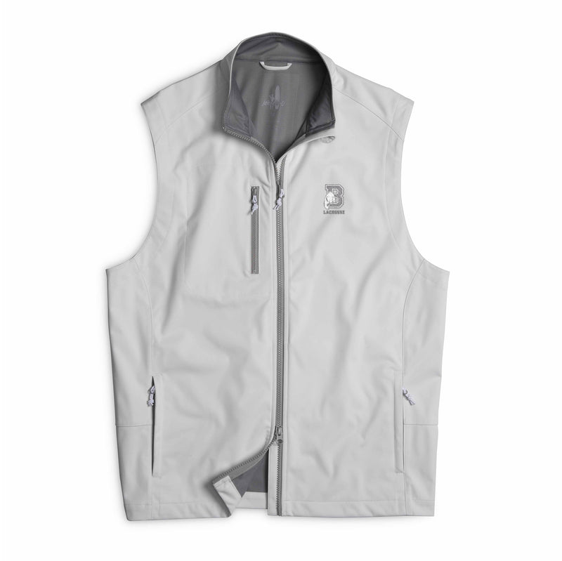 Brunswick Lacrosse Crest 2-Way Zip Front Wind Vest White