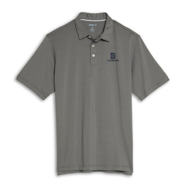 Brunswick Lacrosse - Albatross Striped PREP-FORMANCE Jersey Polo - Meteor