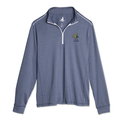 Trinity Lacrosse Lammie 1/4 Zip PREP-FORMANCE Pullover - Navy/White