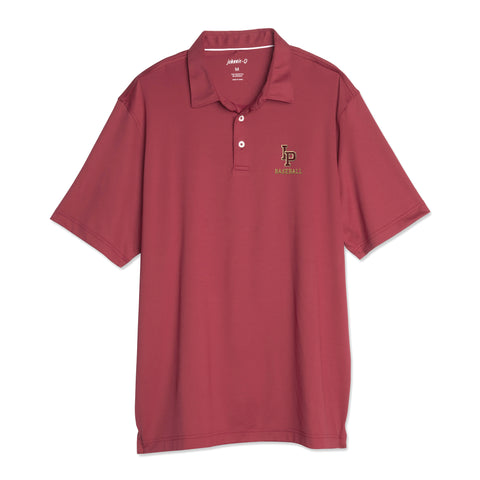 Iona Prep Baseball - Birdie PREP-FORMANCE Jersey Polo - Maroon