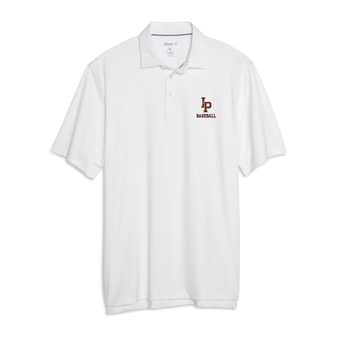 Iona Prep Baseball Mashie PREP-FORMANCE Pique Polo - White