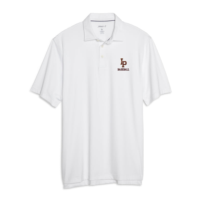 Iona Prep Baseball Mashie PREP-FORMANCE Pique Polo - White