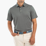 Albatross Striped PREP-FORMANCE Jersey Polo - Meteor