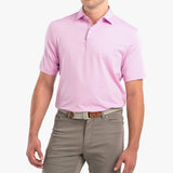Albatross Striped PREP-FORMANCE Jersey Polo - Pink