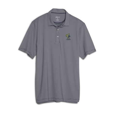 Trinity Lacrosse Lyndon Striped PREP-FORMANCE Jersey Polo - Twilight