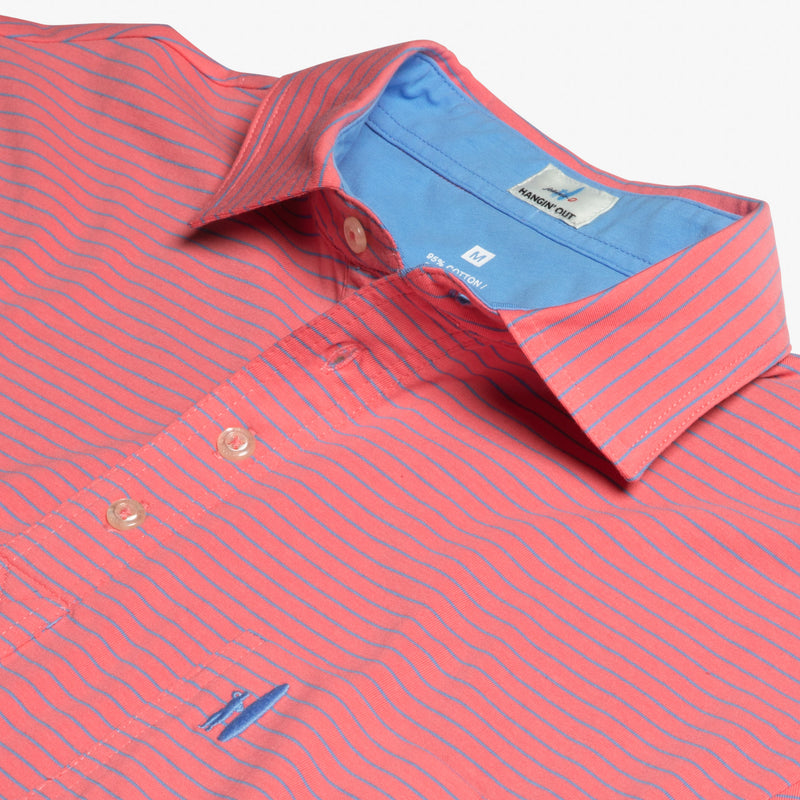 Vineyard Golf Club Cliffs Polo - Coral Reefer