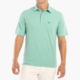 Heathered Original Polo - Kiwi