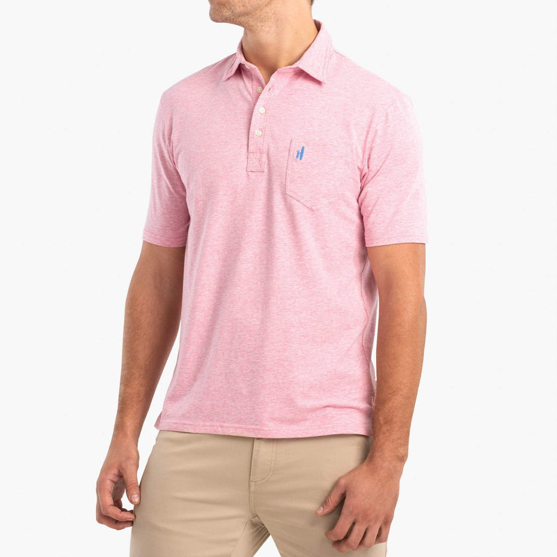 Heathered Original Polo - Punch