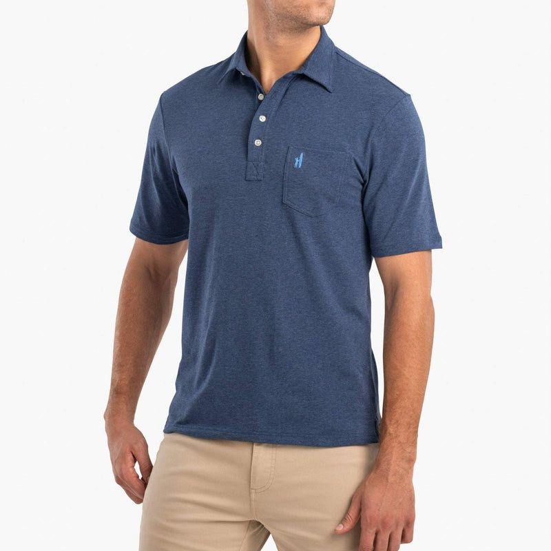 Heathered Original Polo - Wake