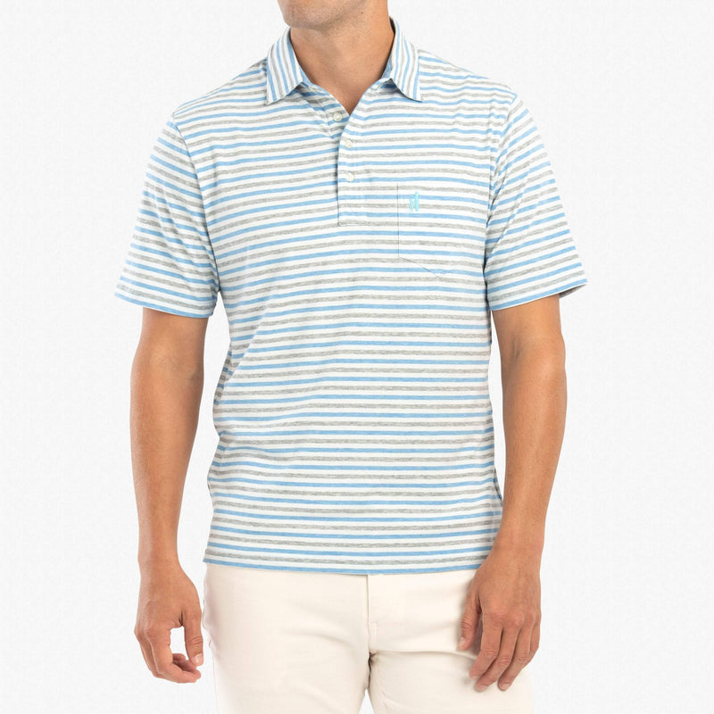 Palmetto Striped Polo - Breaker