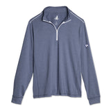 Tokeneke - Lammie 1/4 Zip PREP-FORMANCE Pullover - Navy/White