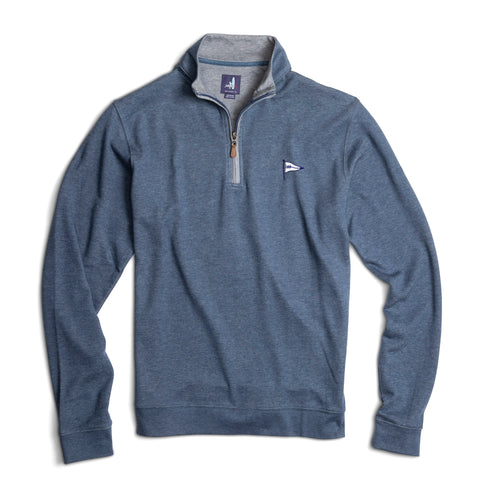 Tokeneke - Sully 1/4 Zip Pullover - Helios Blue