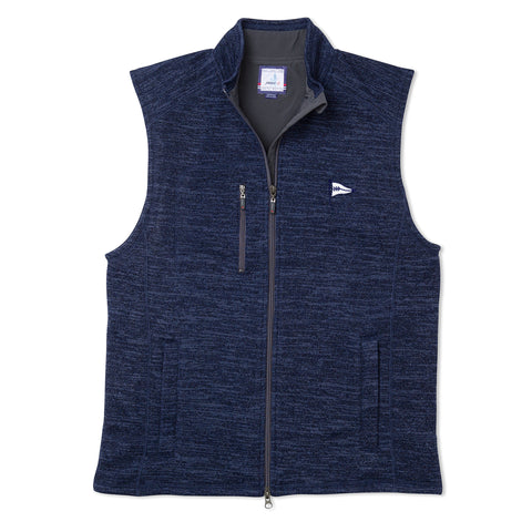 Tokeneke Tahoe 2-Way Zip Front Fleece Vest - Admiral